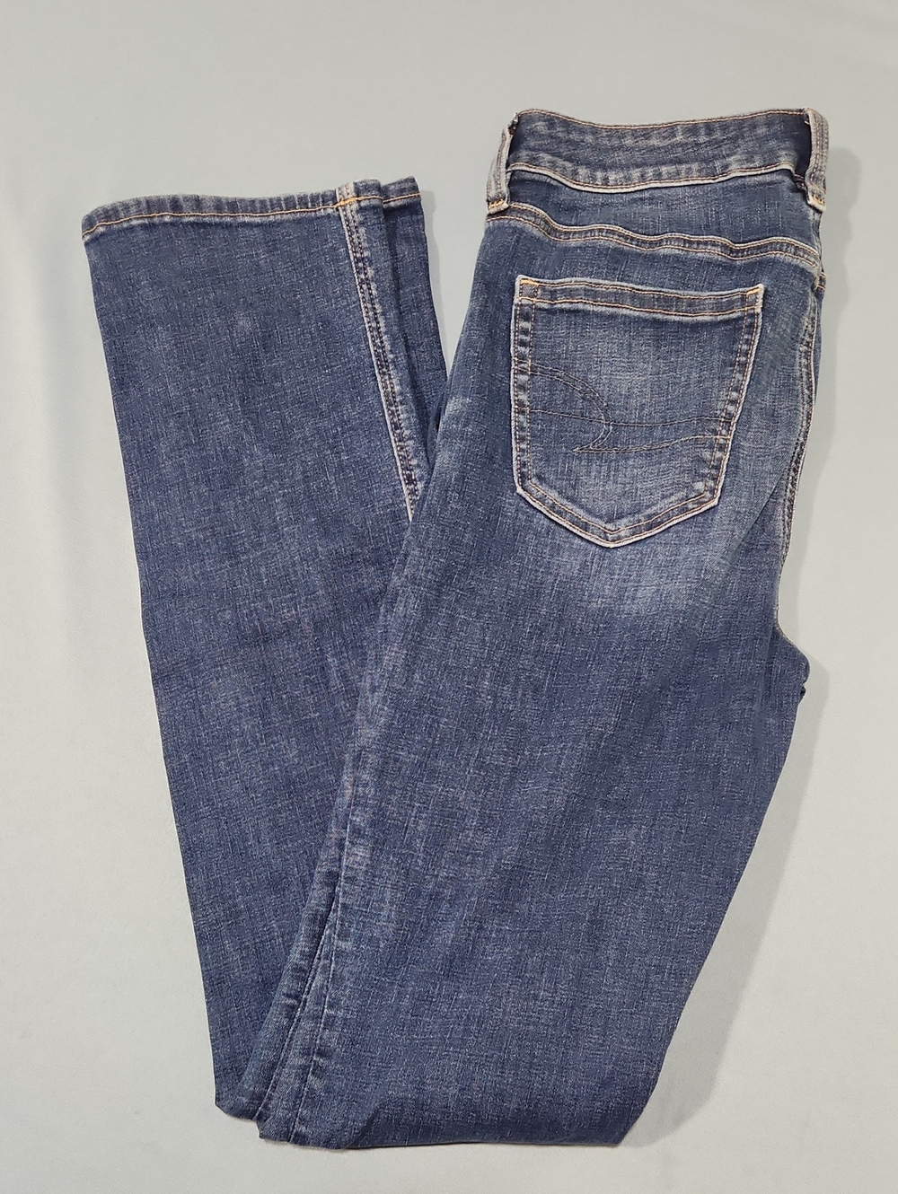 American Eagle Outfitters Boot Cut Jeans in Dark Blue